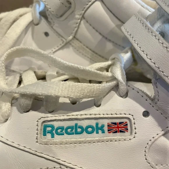 Reebok Lifestyle White Sneakers Freestyle Hi High Top stranger things - Picture 3 of 9